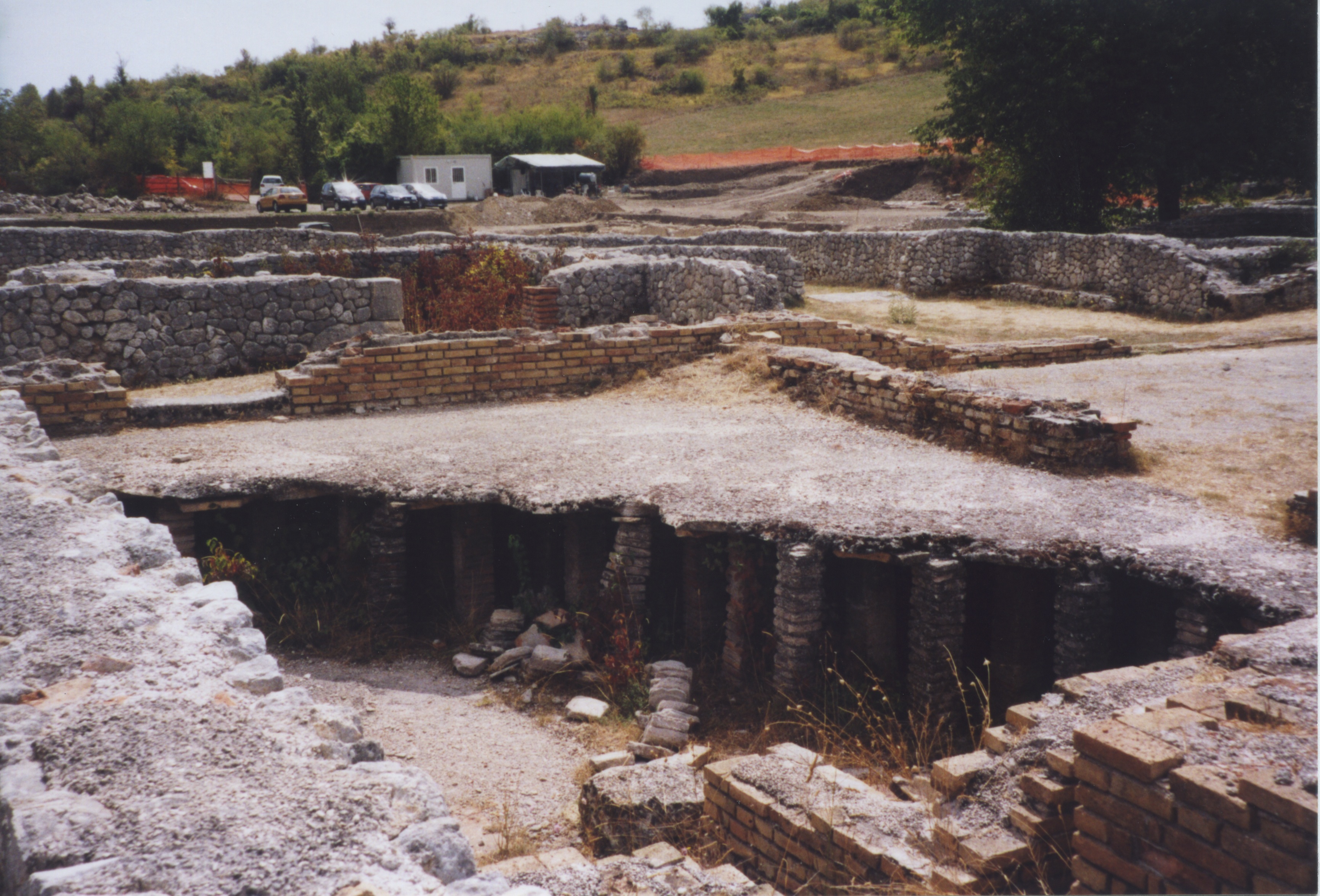 Floor and Substructures Beneath Alba Fucens