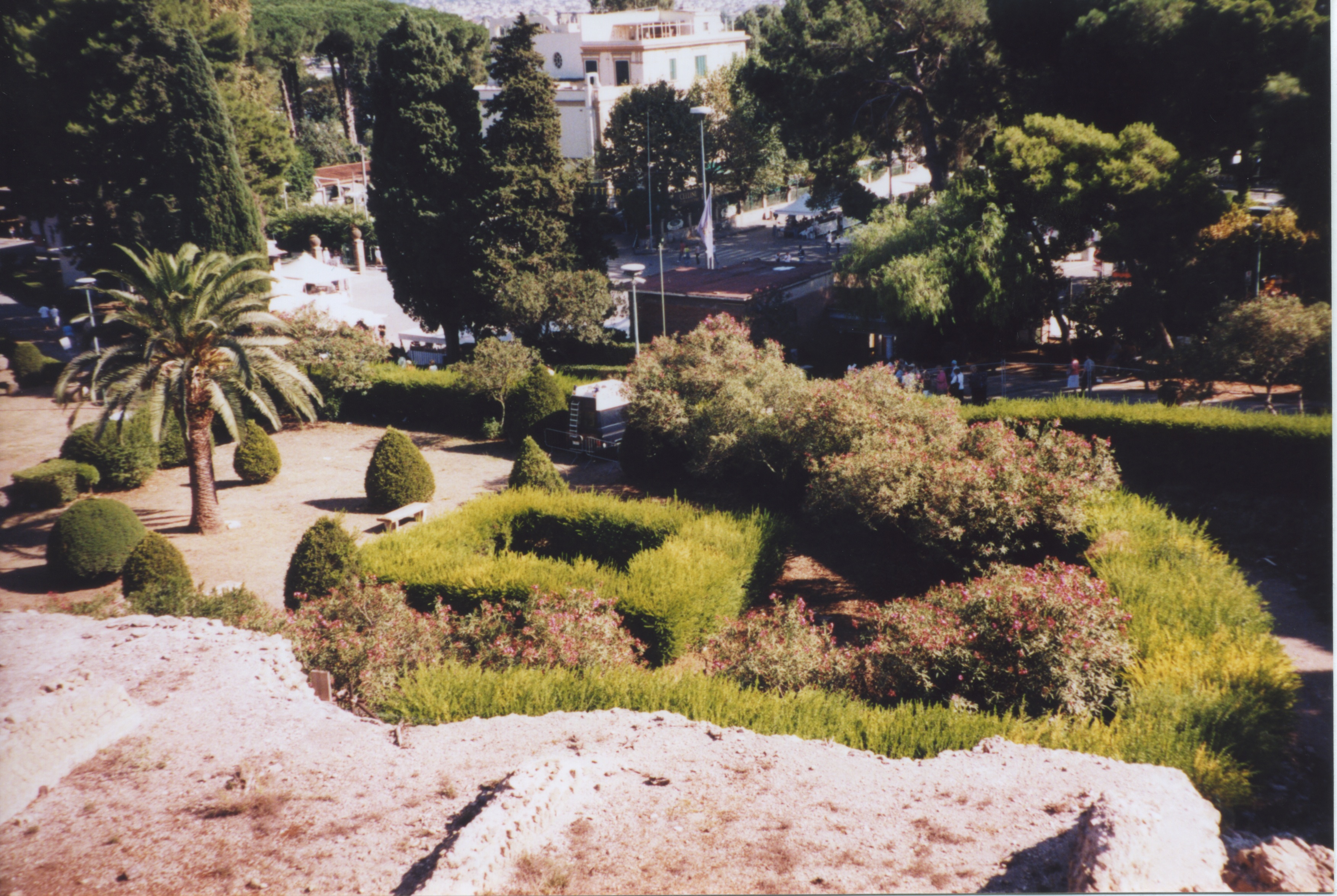 Gardens outside Site