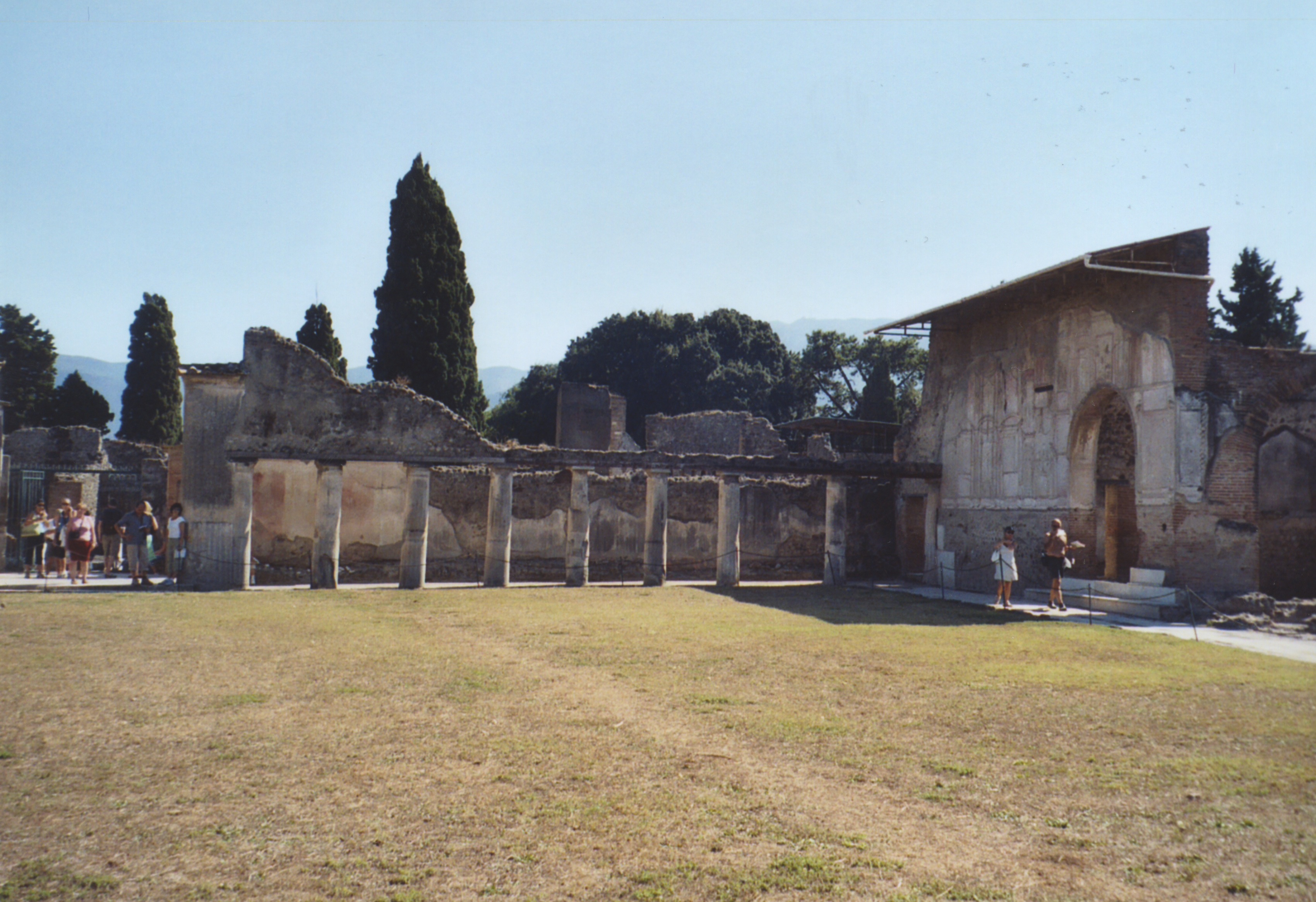Exercise Yard at Stabian Baths